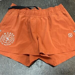 Virus Burnt Orange Activewear Shorts